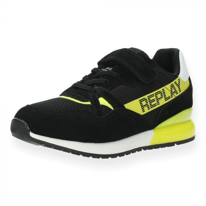 lelijk Shilling te binden Zwarte sneakers Glazov van Replay | BENT.be