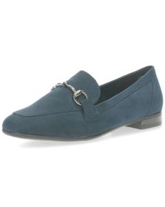 Donkerblauwe loafers